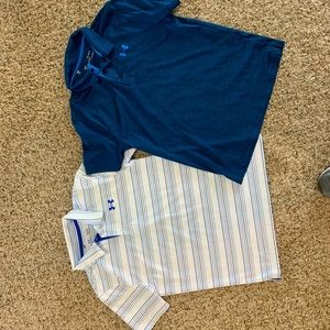 Boys Under Armour golf shirts.